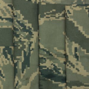 1.9 oz (70d) Tiger Stripe Camo Taslan Nylon Breathable Uncalendared Uncoated